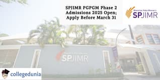 SPJIMR PGPGM Phase 2 Admissions 2025 Open; Apply Before March 31